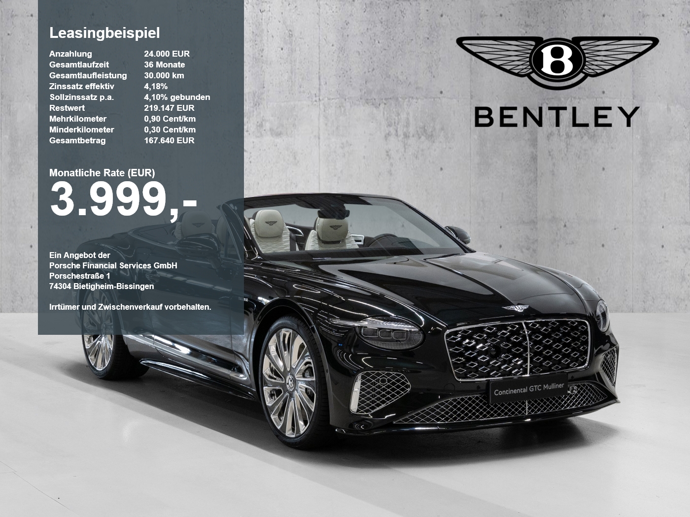 Bentley Continental GTC