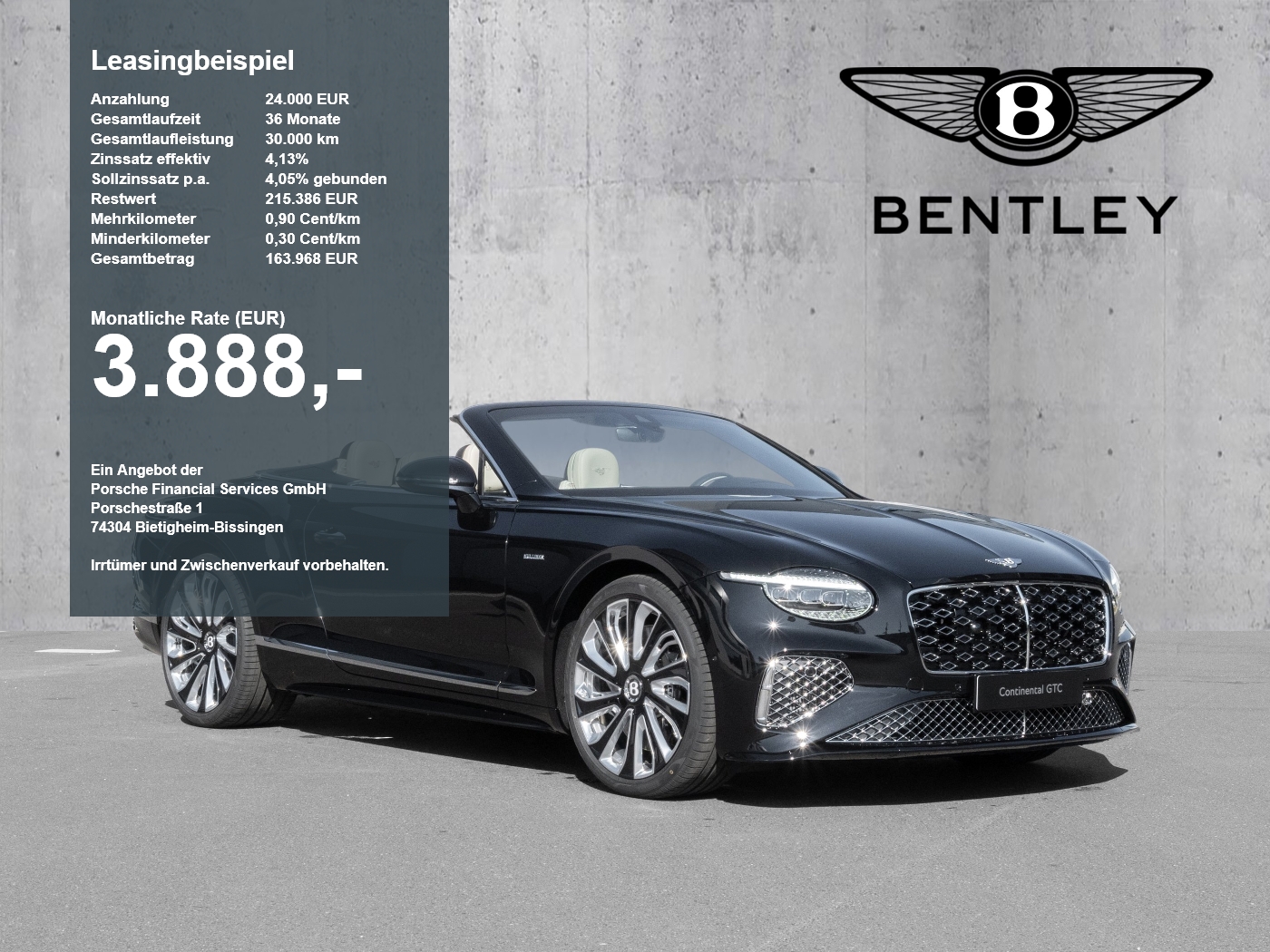 Bentley Continental GTC
