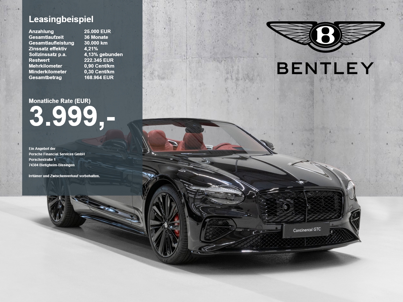 Bentley Continental GTC