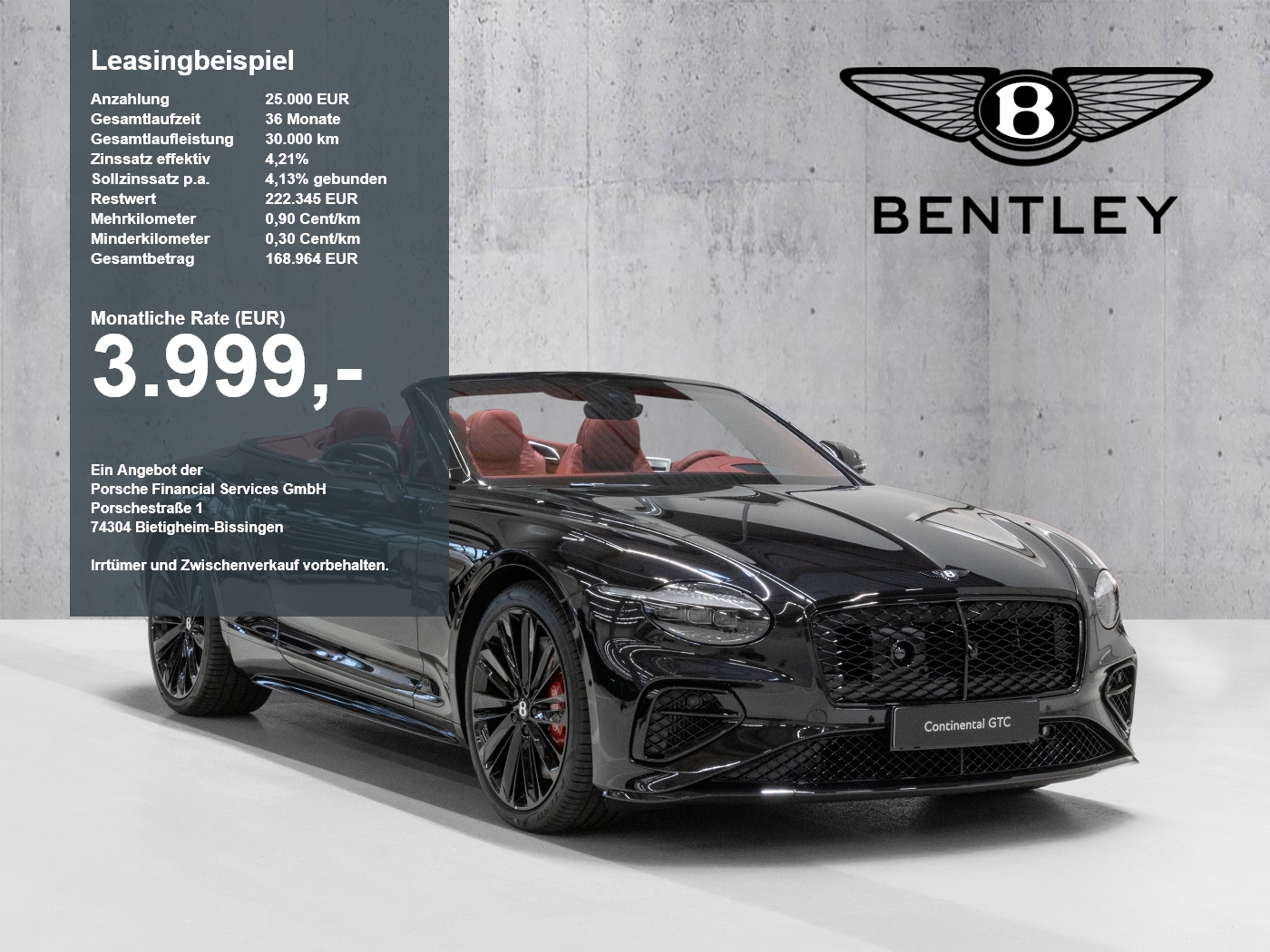 Bentley Continental GTC