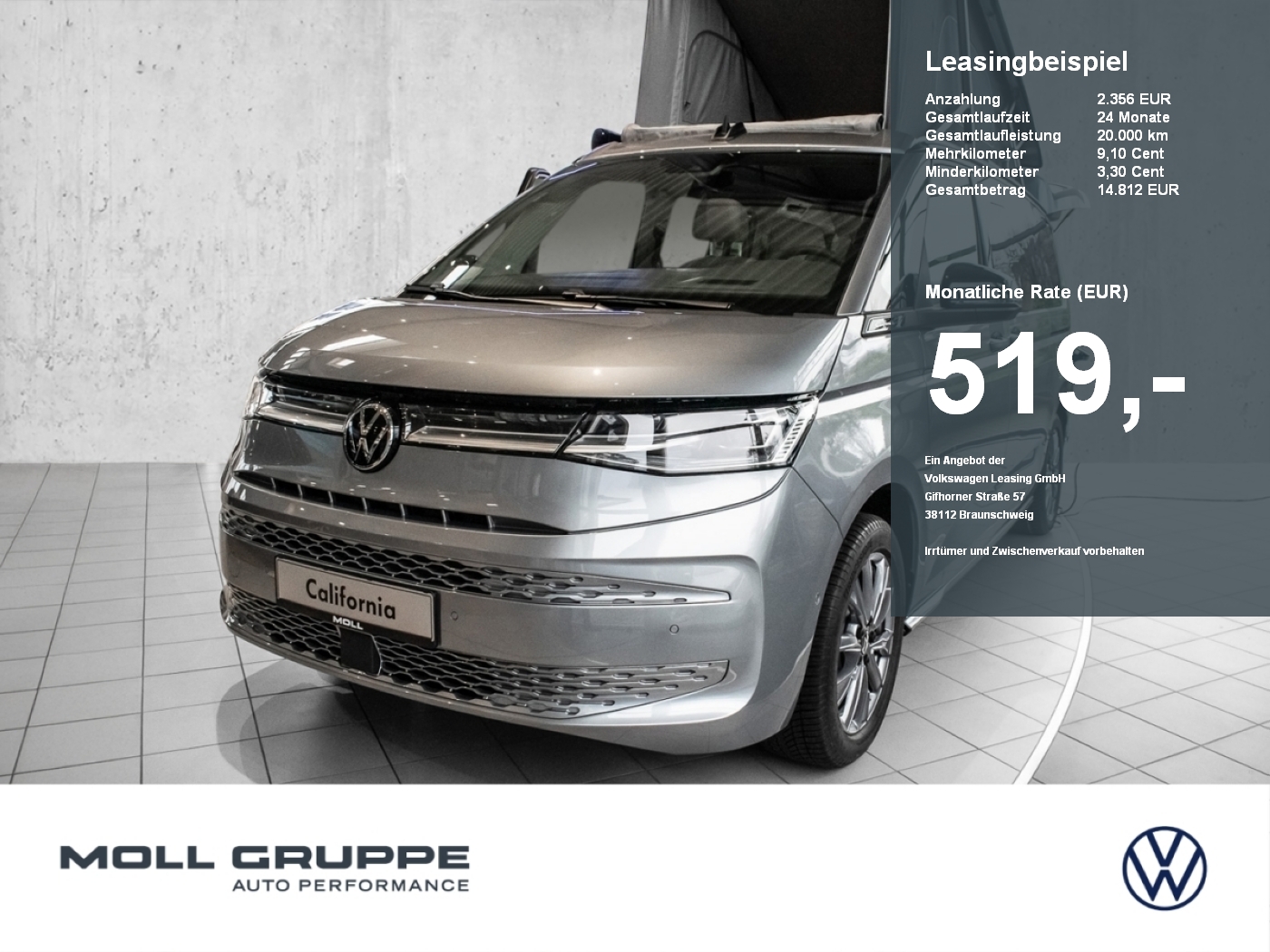 VW Nutzfahrzeuge T7 California