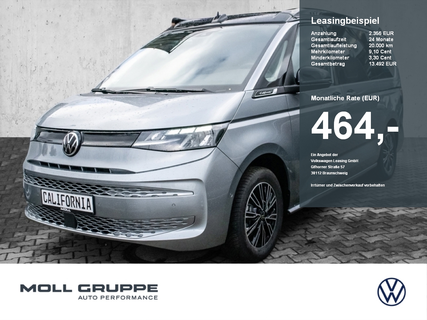 VW Nutzfahrzeuge T7 California