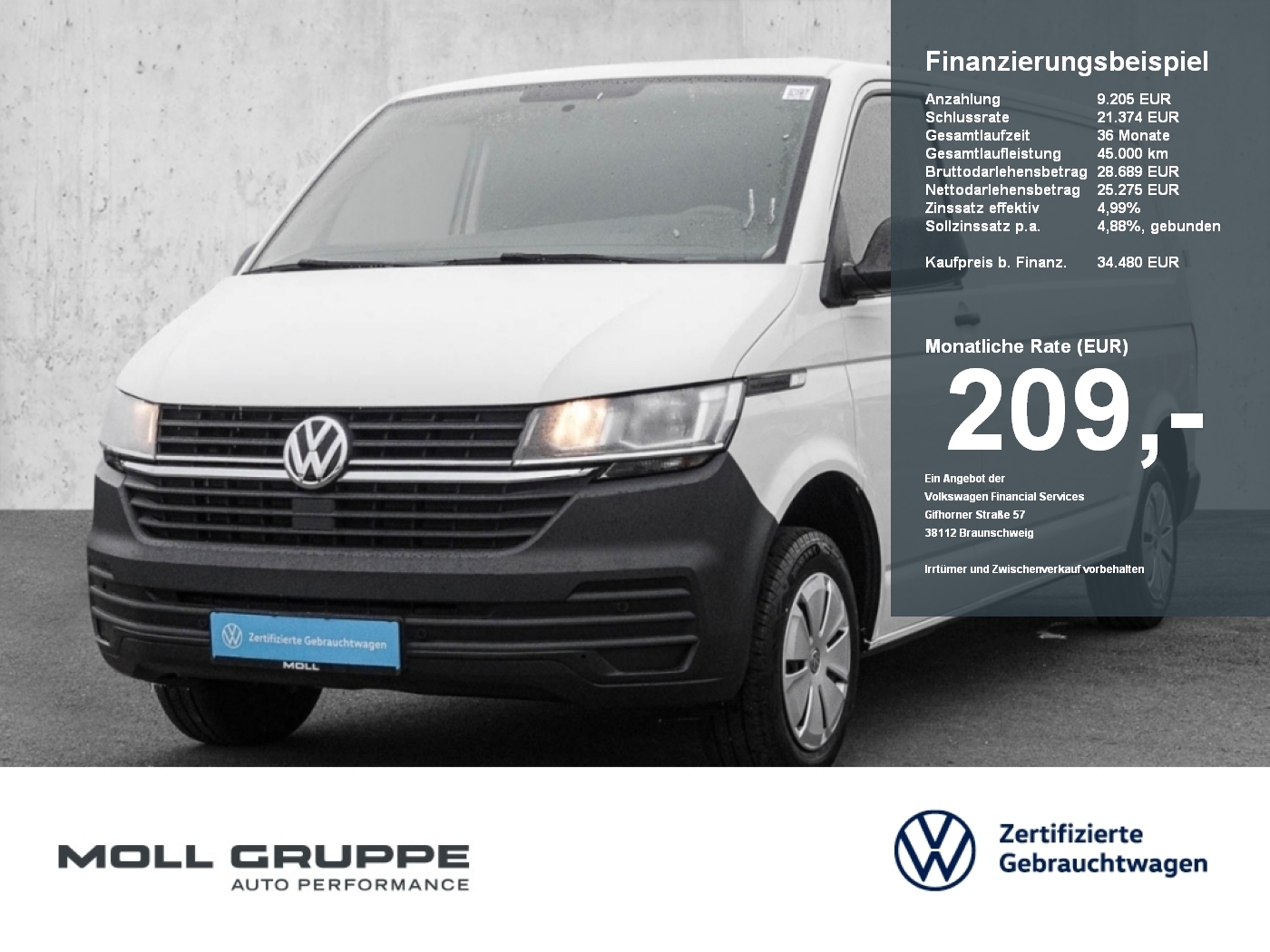 VW T6 Transporter