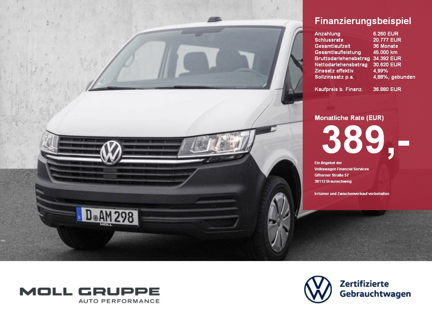 VW T6 Transporter