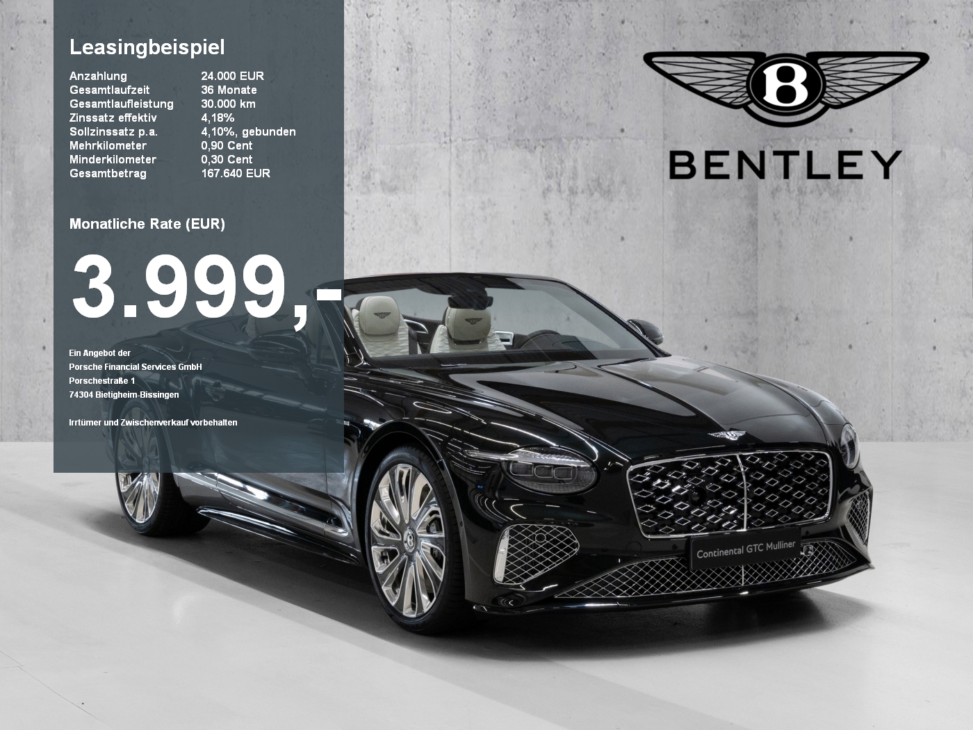 Bentley Continental GTC
